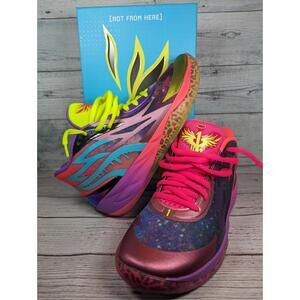 PUMA x LAMELO BALL MB.02 Be You Basketball Shoes Pink Mens Size 8.5M / Womens 10